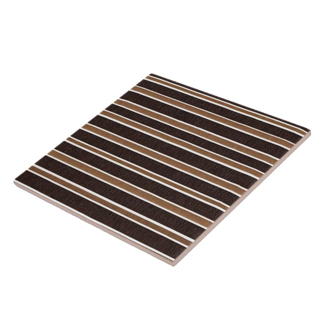 Brown Luxury Trendy Autumn Collection Tile (Side)