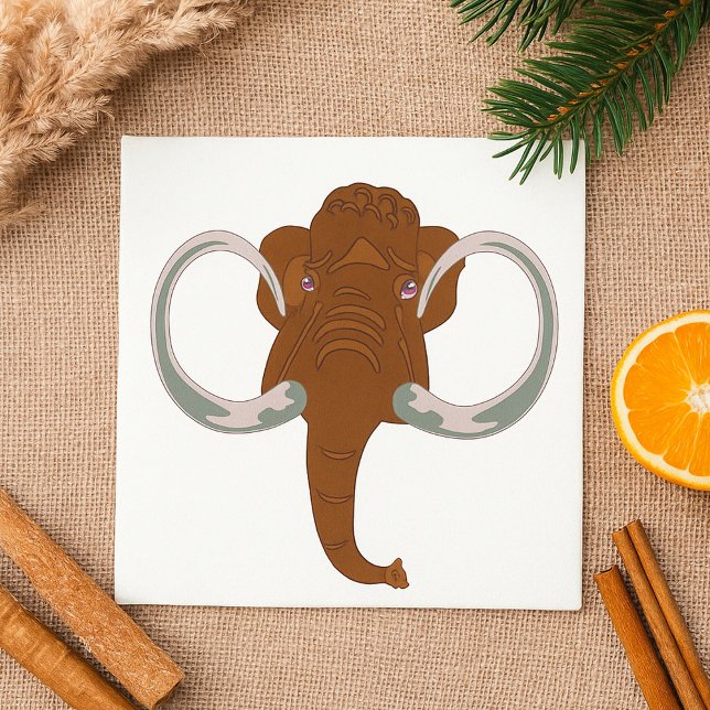 Brown Mammoth Napkins (Creator Uploaded)