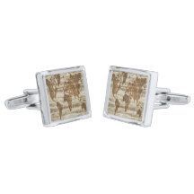 Brown map of the world print