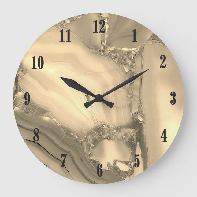 Brown Marble Clock (Front)