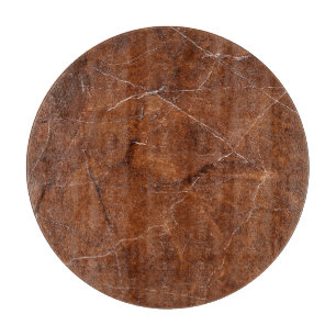 Brown Marble Glossy: Luxury Texture Background Cutting Board