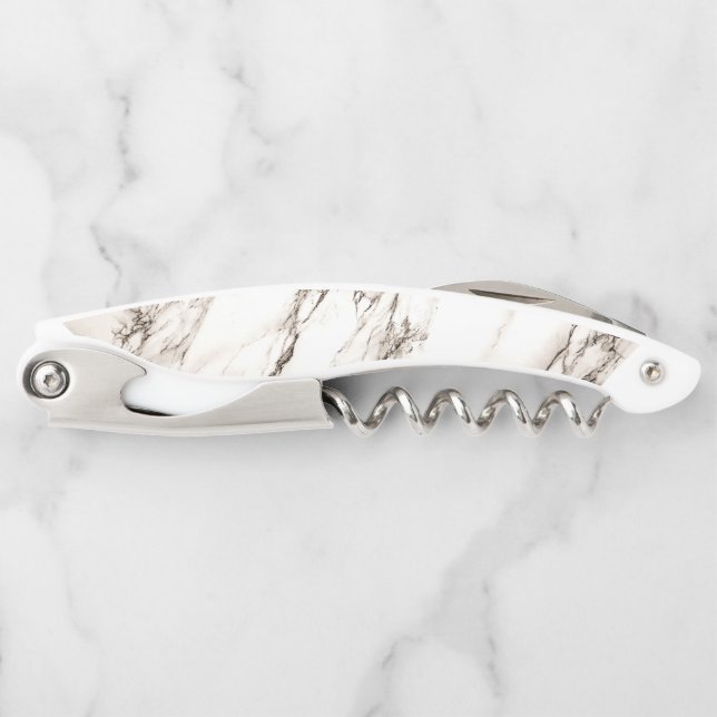 Brown Marble Look Corkscrew (Front)