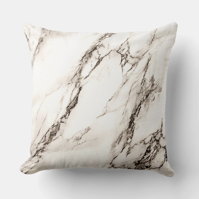 Brown Marble Look Cushion (Front)
