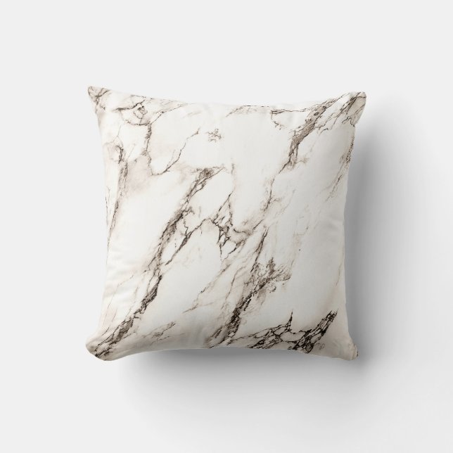 Brown Marble Look Cushion (Front)