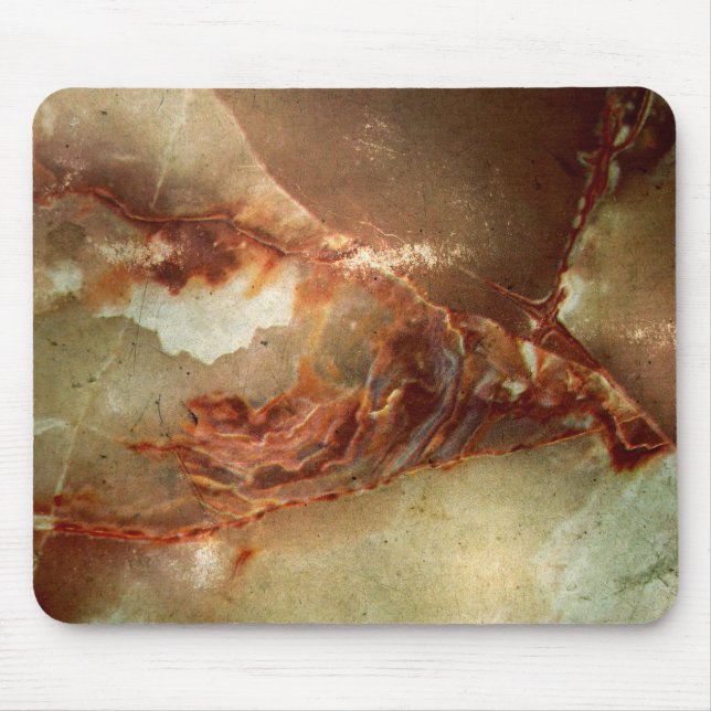 Brown Marble Stone Pattern 2 Mouse Mat (Front)