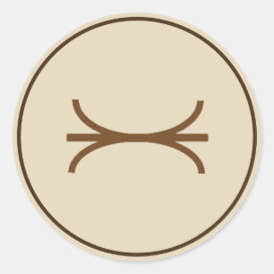 Brown Merger Sticker