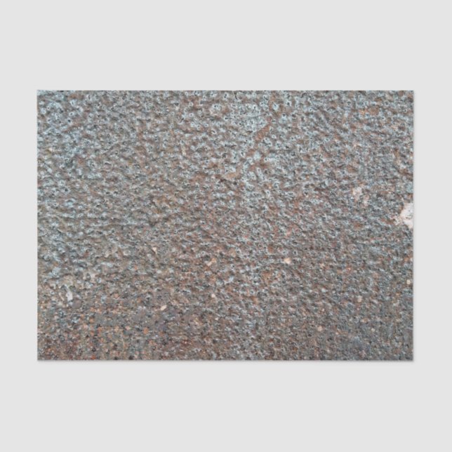 Brown Metal Corrosion Pattern Tissue Paper (Front)