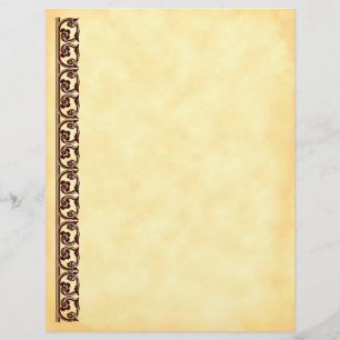 Brown Midieval Element Flyer Template