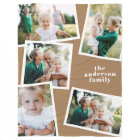 Brown modern multi photo family home decor gift
