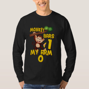 Brown Monkey Monkey Bars 1 My Arm 0 Africa Wildlif T-Shirt