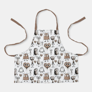 Brown Monster Children's Apron