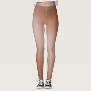 Brown moonlight ombre effect  leggings