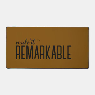 Brown mouse pad