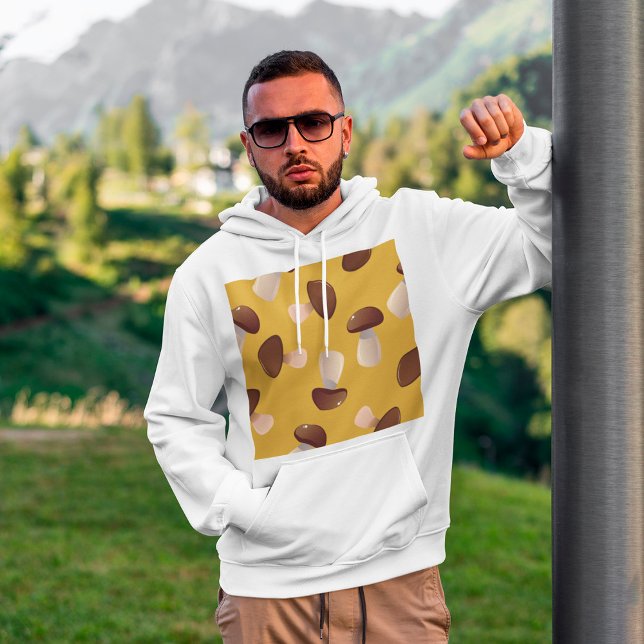 Brown Mushrooms Hoodie (Creator Uploaded)