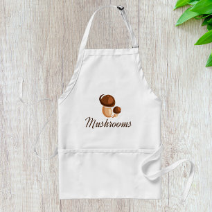 Brown Mushrooms Standard Apron