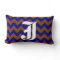 Brown Navy Zigzag Pattern with Monogram