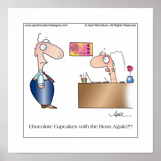 BROWN NOSER Cartoon Poster (Front)