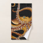 Brown Octopus Blue Eye Black Art