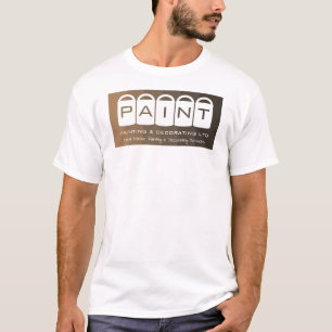 Brown Ombre, Paint Buckets, Painter & Decorator T-Shirt