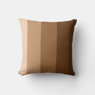 Brown Ombre Stripe Cushion