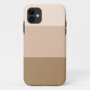 Brown Ombre Striped iPhone 11 Case