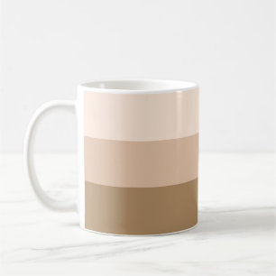 Brown Ombre Striped Coffee Mug