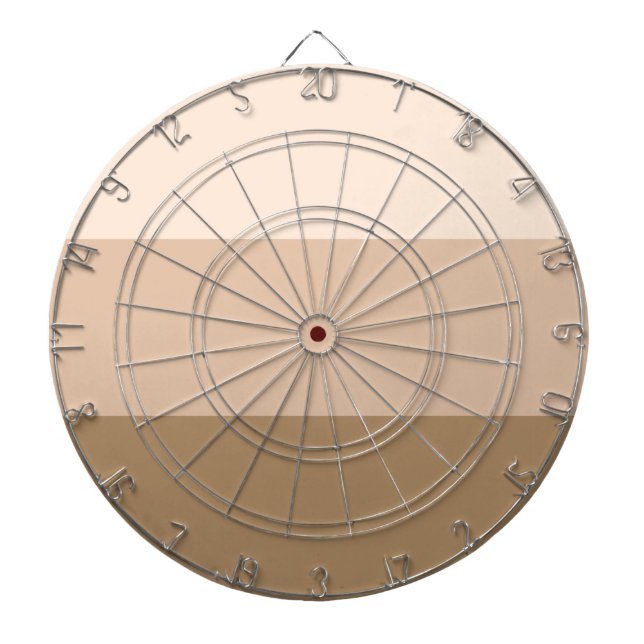 Brown Ombre Striped Dartboard (Front)