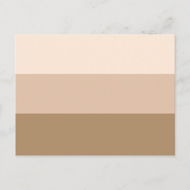 Brown Ombre Striped Postcard (Front)
