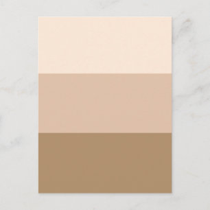 Brown Ombre Striped Postcard