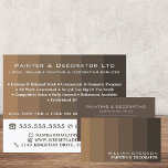Brown Ombre Stripes, Painter & Decorator Flyer<br><div class="desc">Brown Ombre Stripes,  Painter & Decorator Advertising Flyer by The Business Card Store.</div>