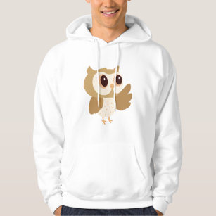 Brown Owl Animal  Hoodie