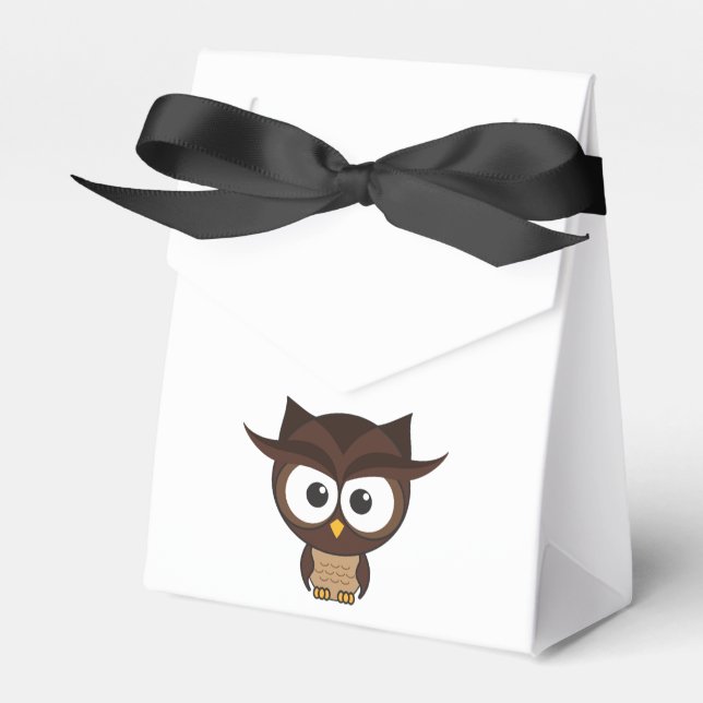Brown Owl Favour Box (Front Side)