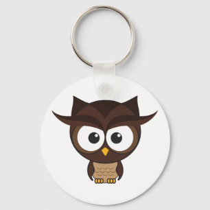Brown Owl Key Ring