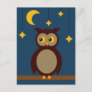 Brown Owl Postcard