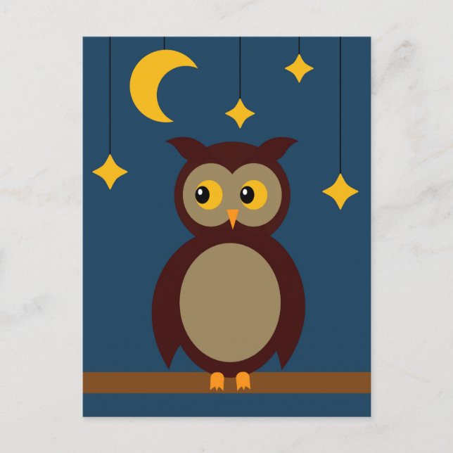 Brown Owl Postcard (Front)