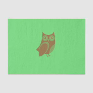 Brown Owl Tissue Paper