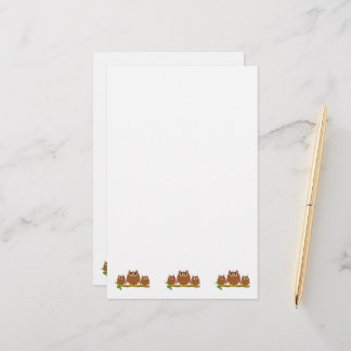 Brown Owls Design Stationery