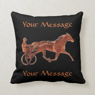 Brown Pacer Silhouette Cushion