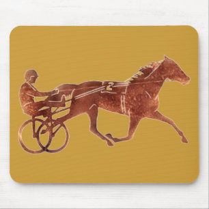 Brown Pacer Silhouette Mouse Mat