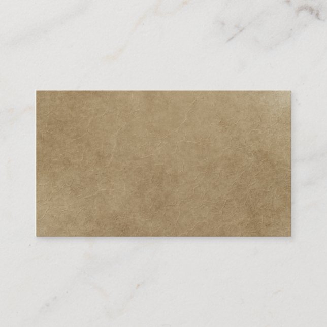 Brown Paper Bag Like Texutre Business Card (Front)