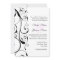 Brown Paper Black Swirls Wedding Invitations