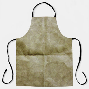 Brown paper wrinkle. Crease the paper. Background Apron