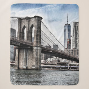 BROWN PARTHENON IN WORM'S VIEW PHOTOGRAPHY SHERPA BLANKET