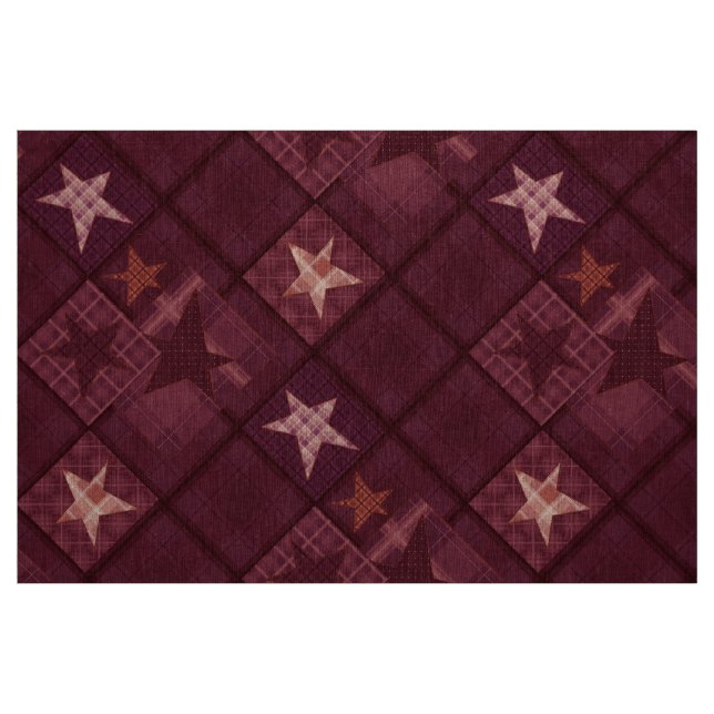 Brown patchwork fabric (Fat Quarter)