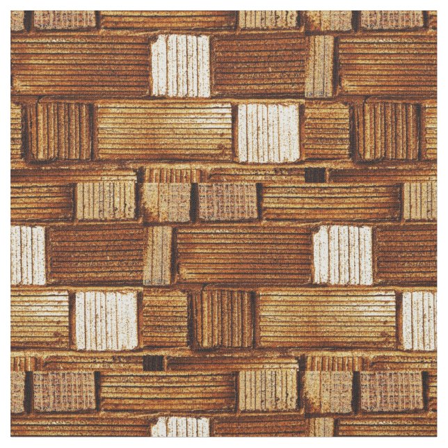 Brown Pattern Fabric (Close Up)