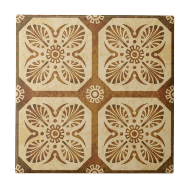 brown pattern for tile (Front)