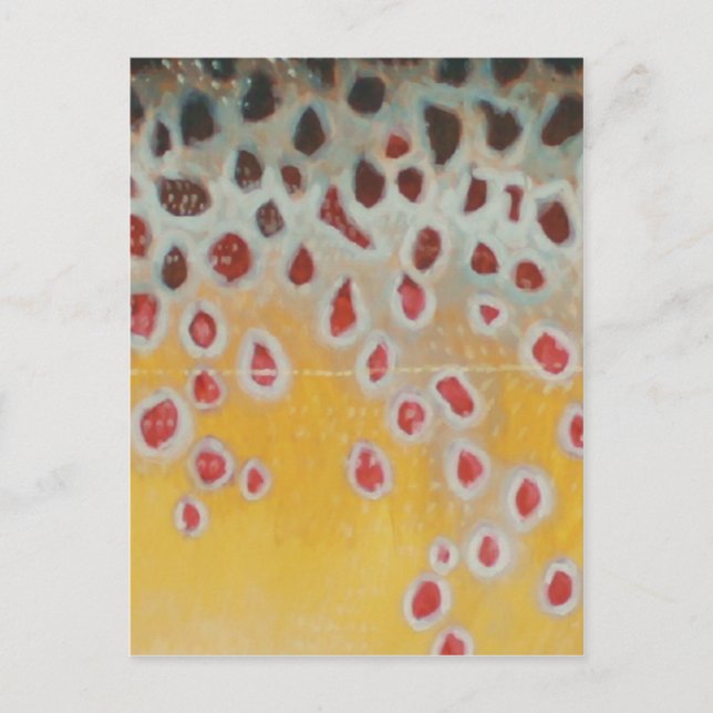 Brown pattern postcard (Front)