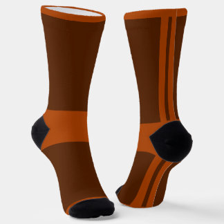 Brown Pattern Socks