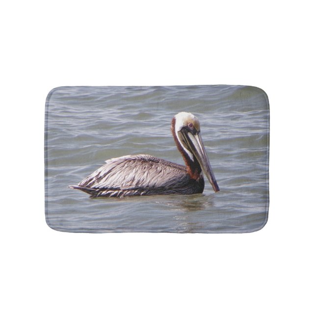 Brown Pelican bathmat (Front)