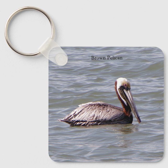 Brown Pelican key chain (Front)